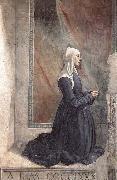 GHIRLANDAIO, Domenico, Portrait of the Donor Nera Corsi Sassetti